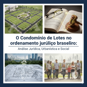 O Condomínio de Lotes no ordenamento jurídico brasileiro: Análise Jurídica, Urbanística e Social.